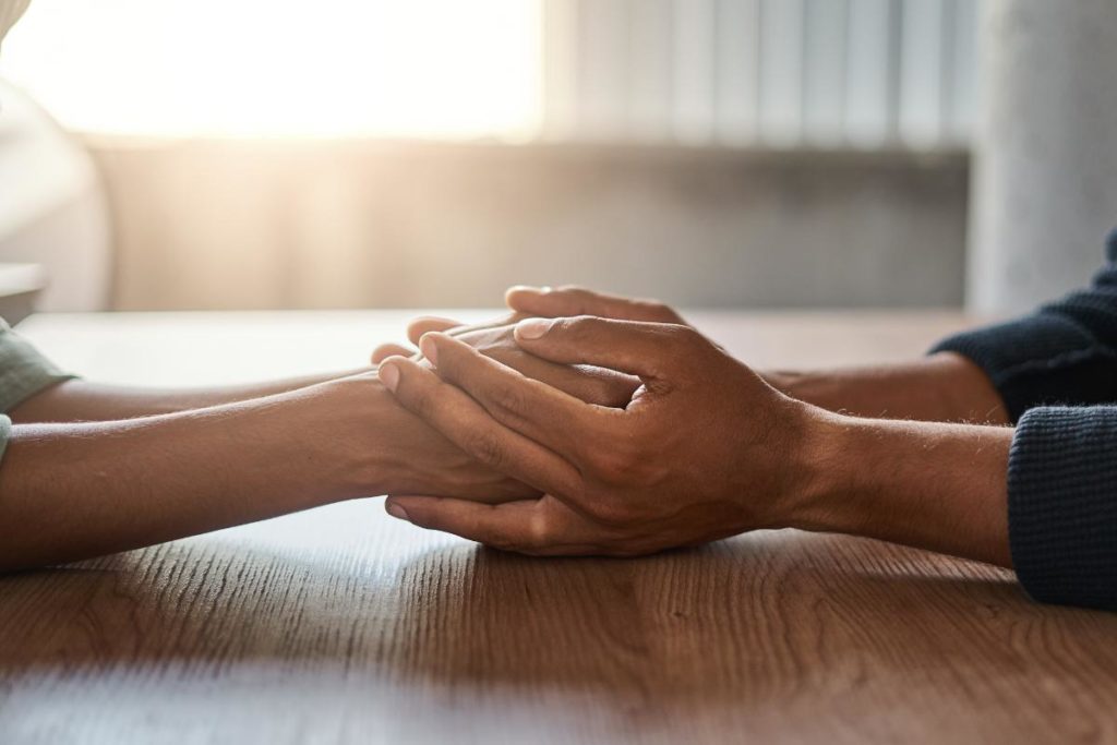 Two people intent on curing relapse