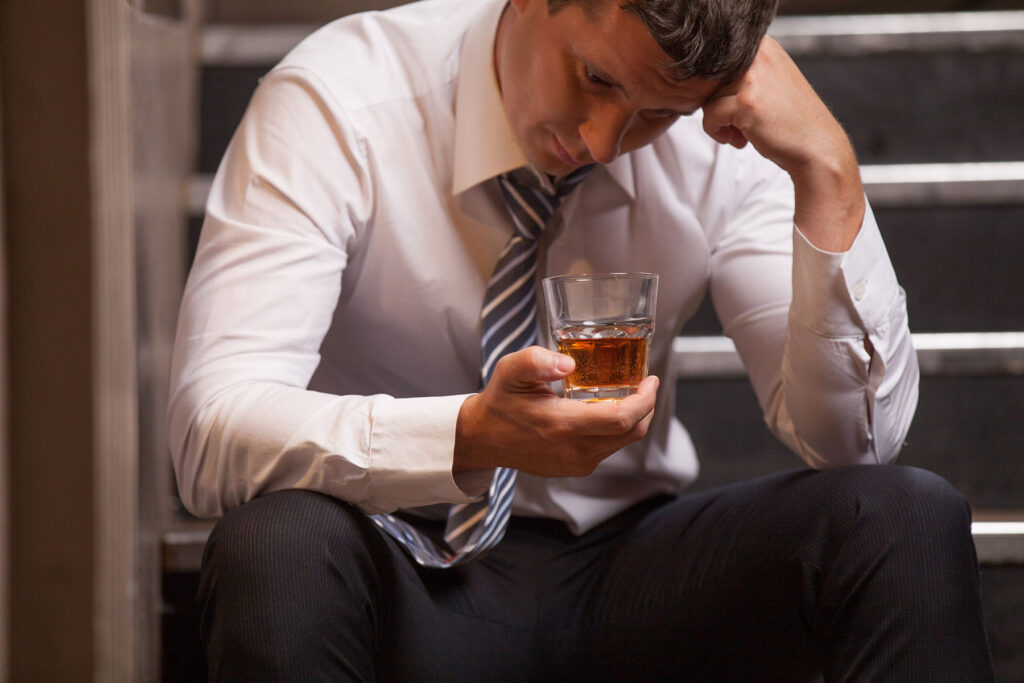 A man with alcohol rehab questions