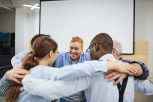 A group of people in opioid addiction treatment